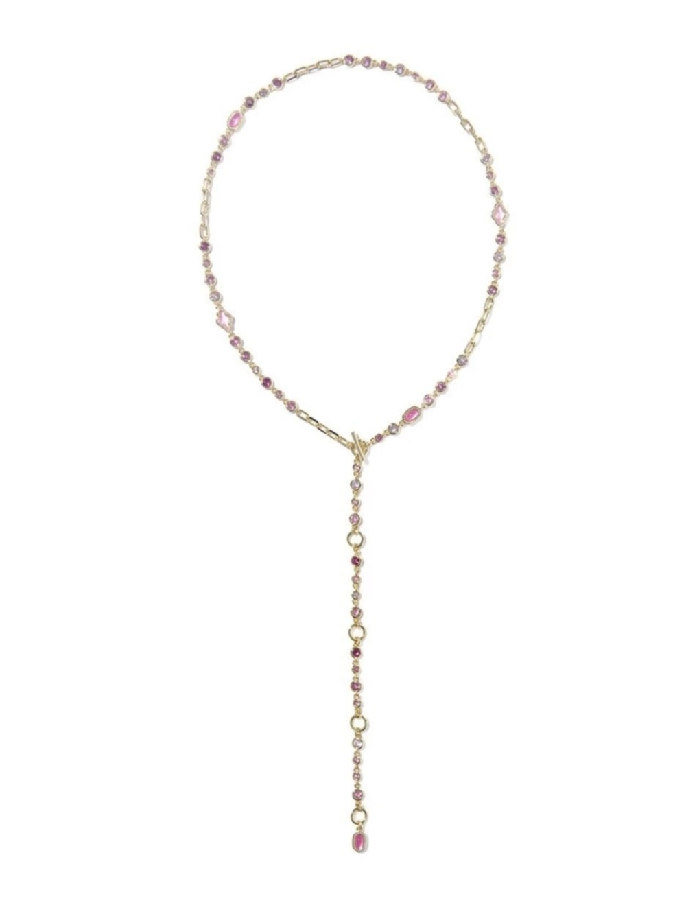 Brand New Kendra Scott Pink Pendant Necklace in Gold